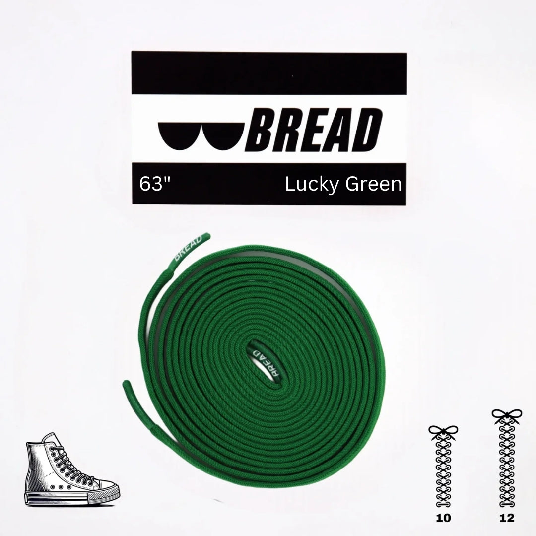 Lucky Green Elastic Shoelaces