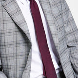 Alfani Men's Slim Fit Pattern Suit Jacket Gray