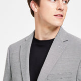 Alfani Men's Slim Fit Pattern Suit Jacket Gray