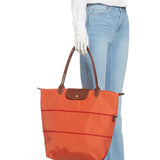 Longchamp Le Pliage Expandable Tote Orange