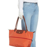 Longchamp Le Pliage Expandable Tote Orange