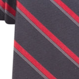 Calvin Klein Men's Molten Bar Stripes Self Tied Necktie Black Size Regular