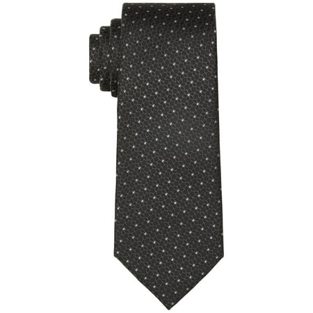Calvin Klein Men's Flower Dot Slim Woven Tie