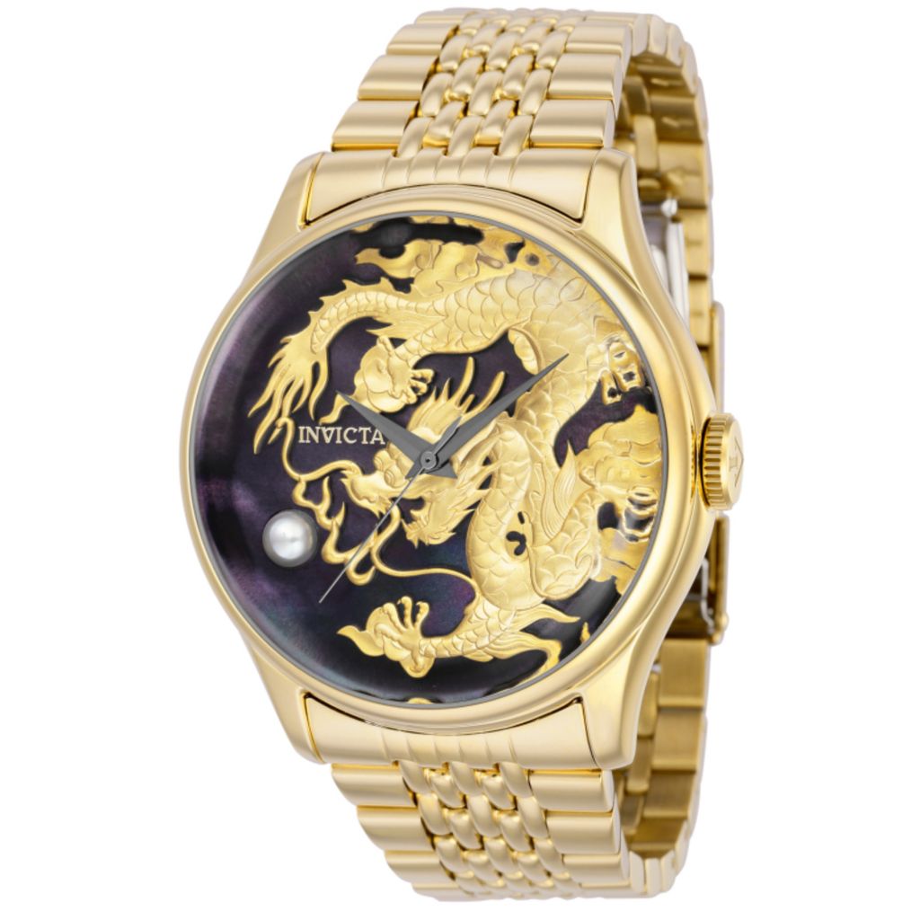 Invicta 46mm Dragon Master Automatic Mop Dial Bracelet Watch