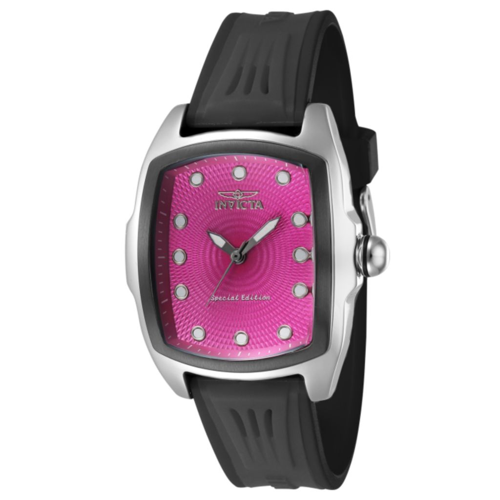 Invicta Baby Lupah Quartz Silicone Strap Watch W/ 1dc