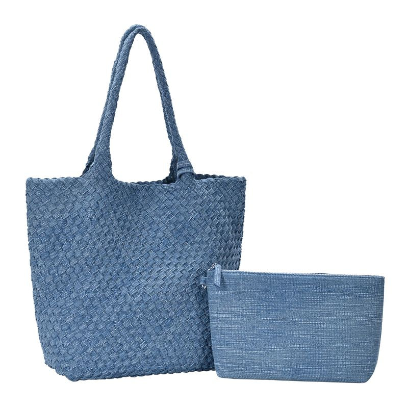Piper's 2 In 1 Neoprene Woven Tote