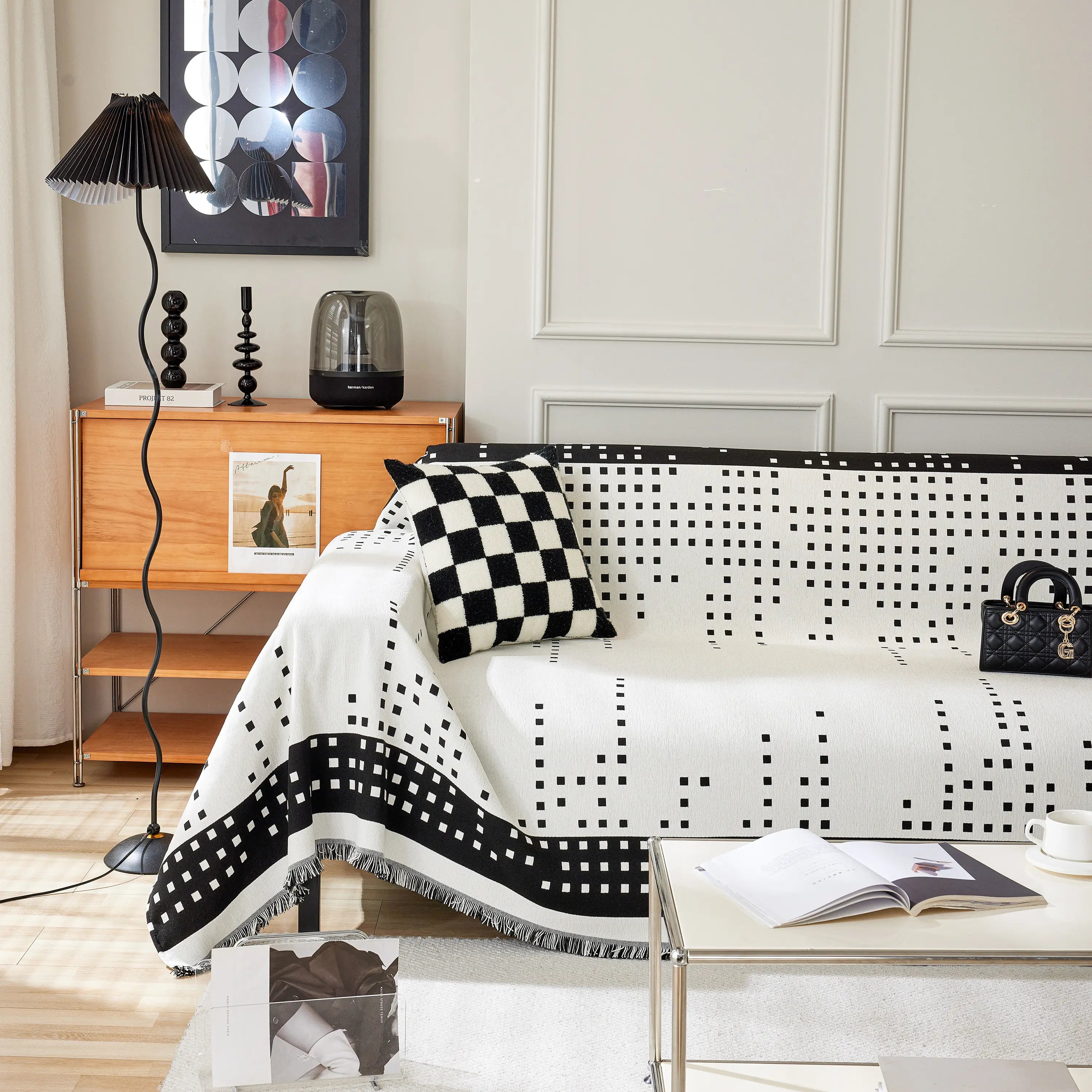 Reversible Chenille Sofa Covers For Pets, Large Throw Blanket For Couch, Blanket On The Sofa
