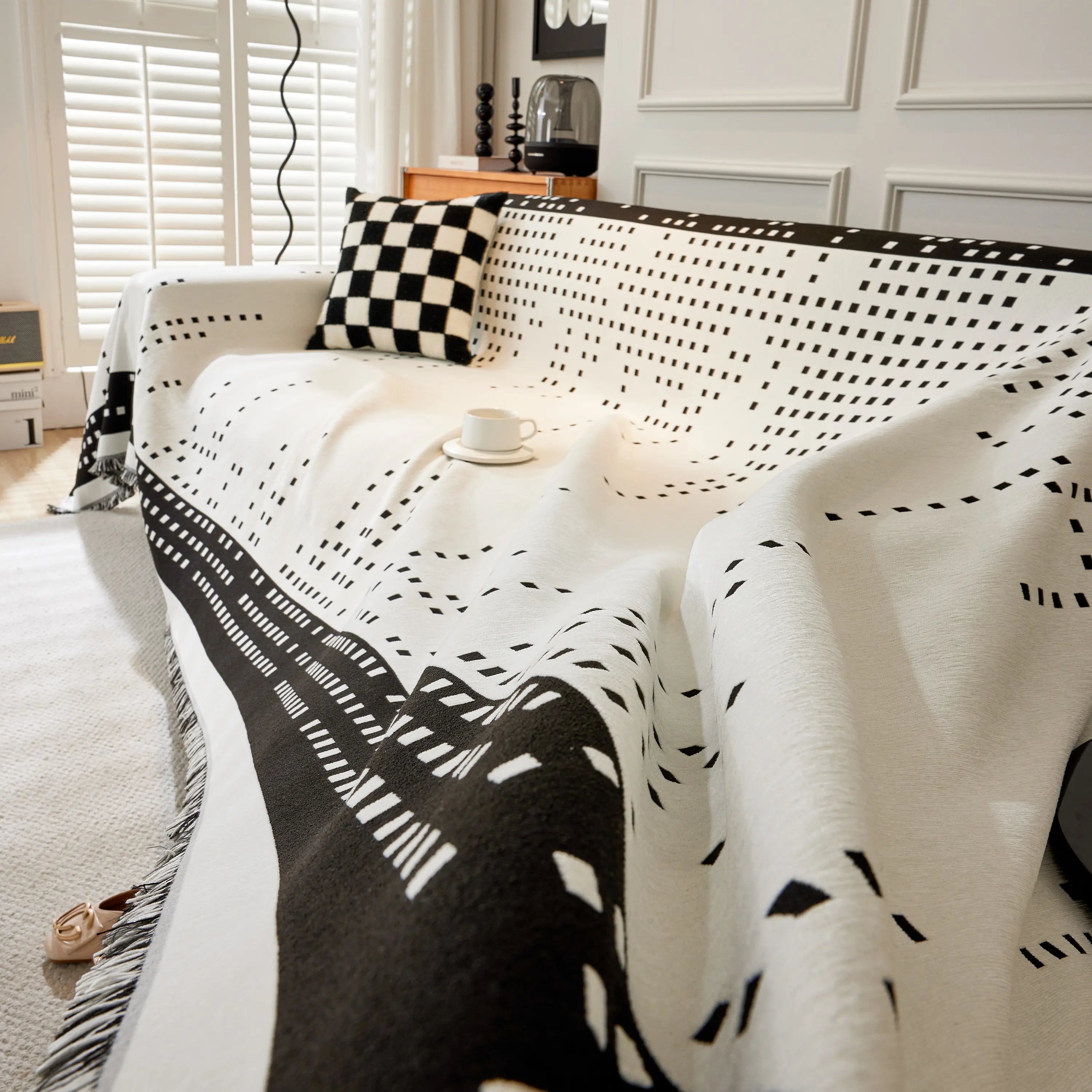 Reversible Chenille Sofa Covers For Pets, Large Throw Blanket For Couch, Blanket On The Sofa