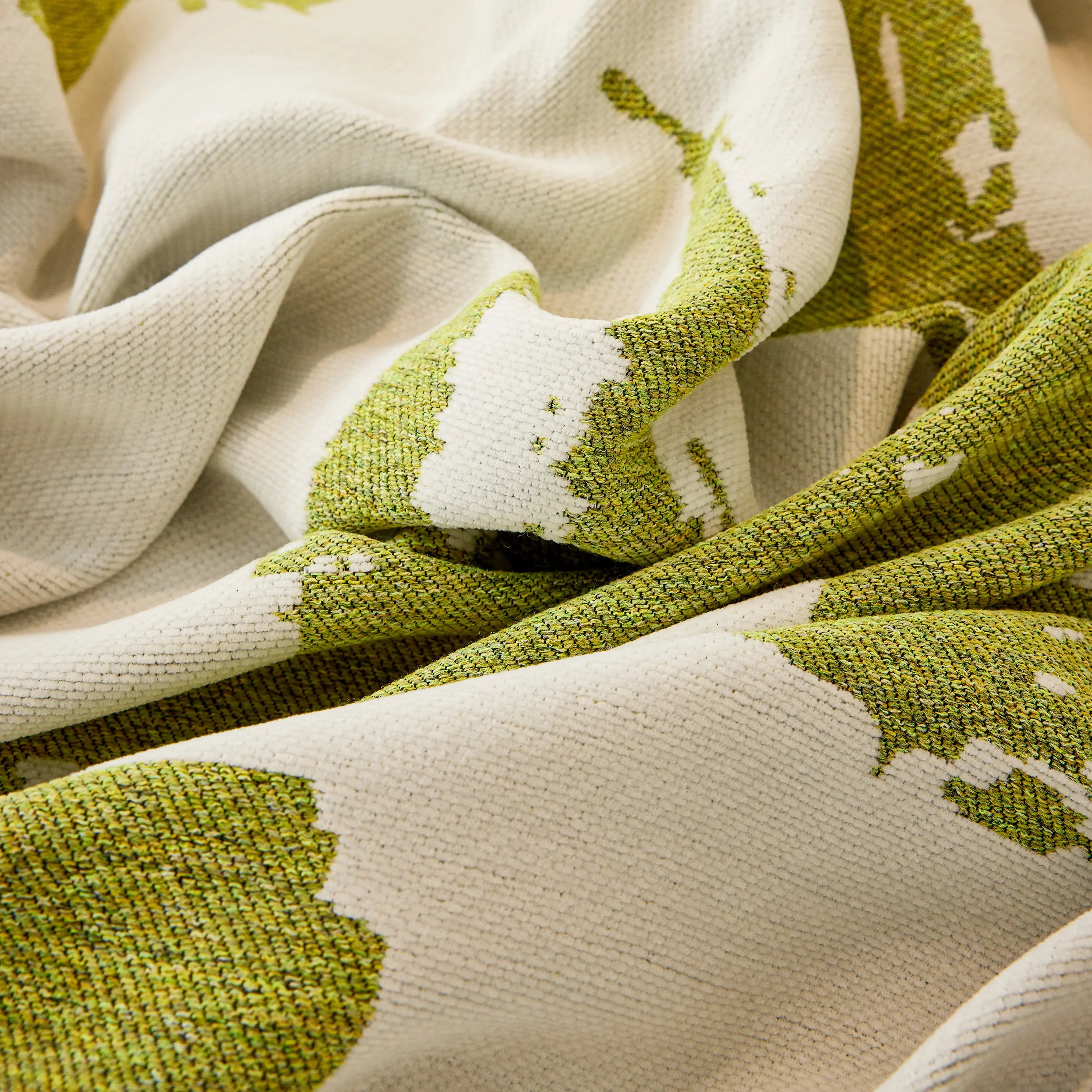 Chenille Abstract Soft Thick Reversible Oversized Couch Cover Blanket, Blanket On Sofa And The Couch