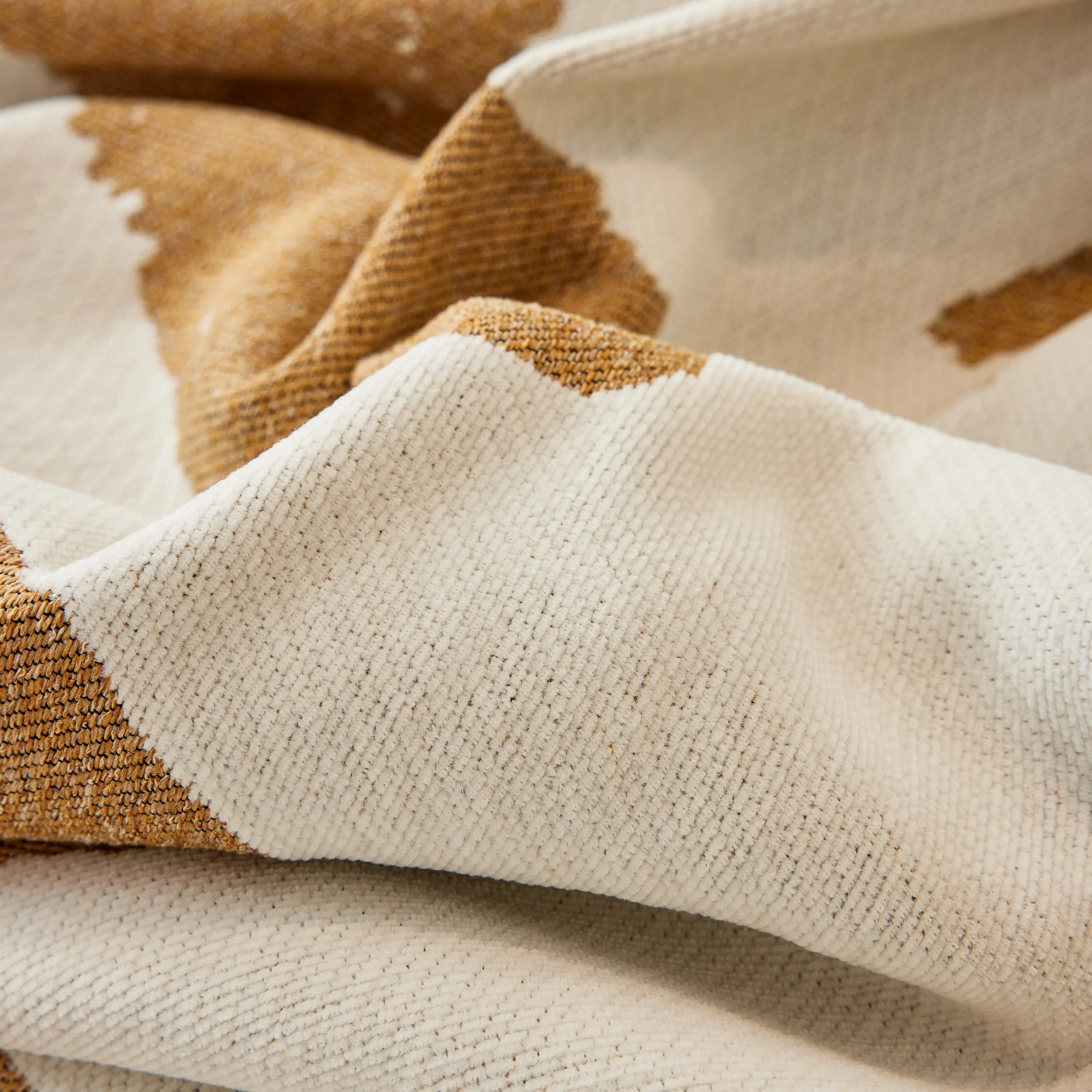 Chenille Abstract Soft Thick Reversible Oversized Couch Cover Blanket, Blanket On Sofa And The Couch