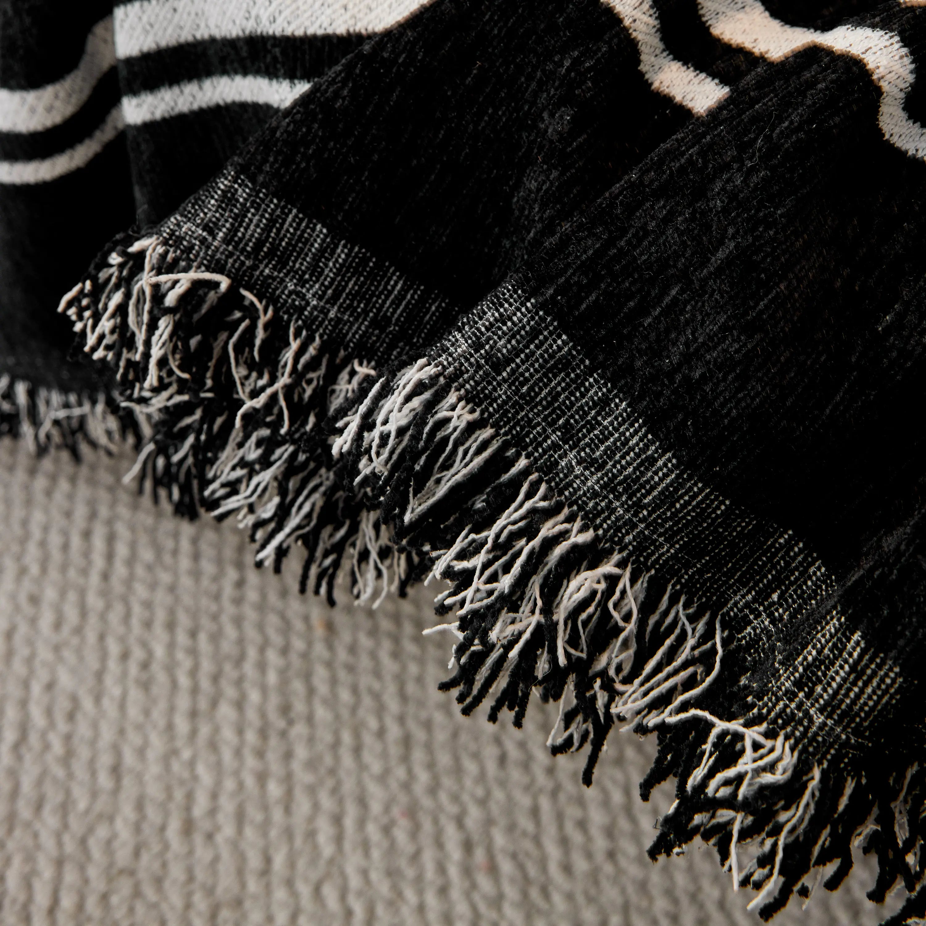 Chenille Abstract Soft Thick Reversible Oversized Couch Cover Blanket, Blanket On Sofa And The Couch