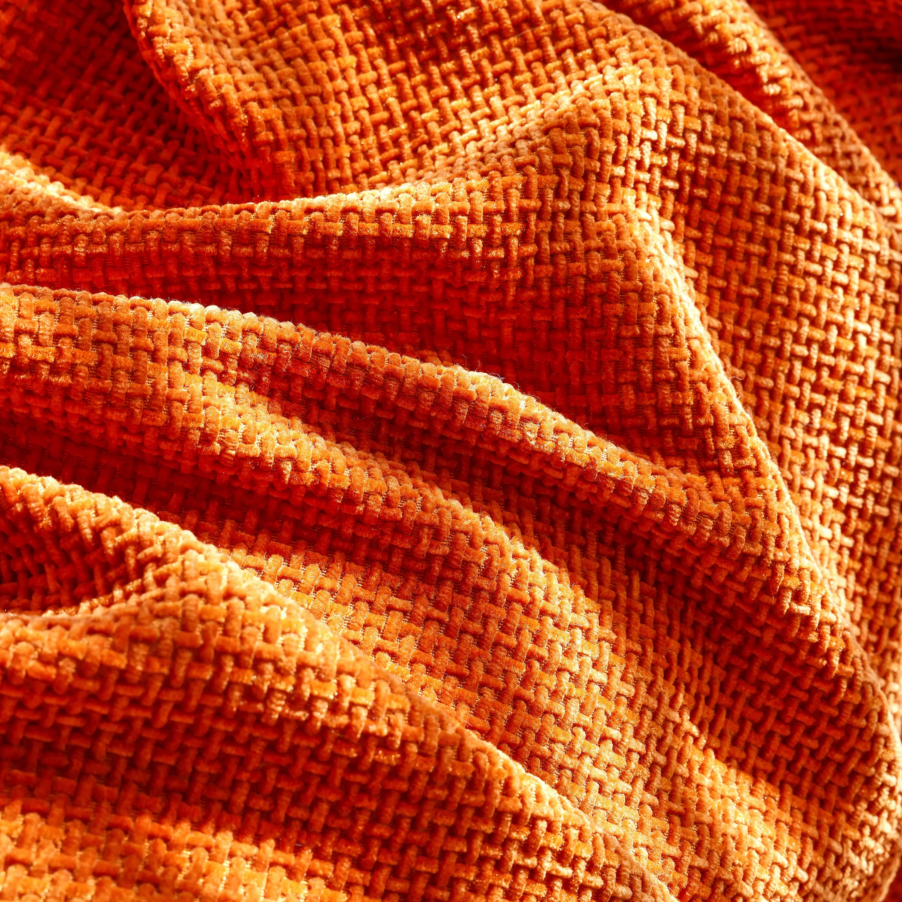 Chenille Thickened Solid Couch Blanket Throws, Reversible Couch Covers For Sectional Couches