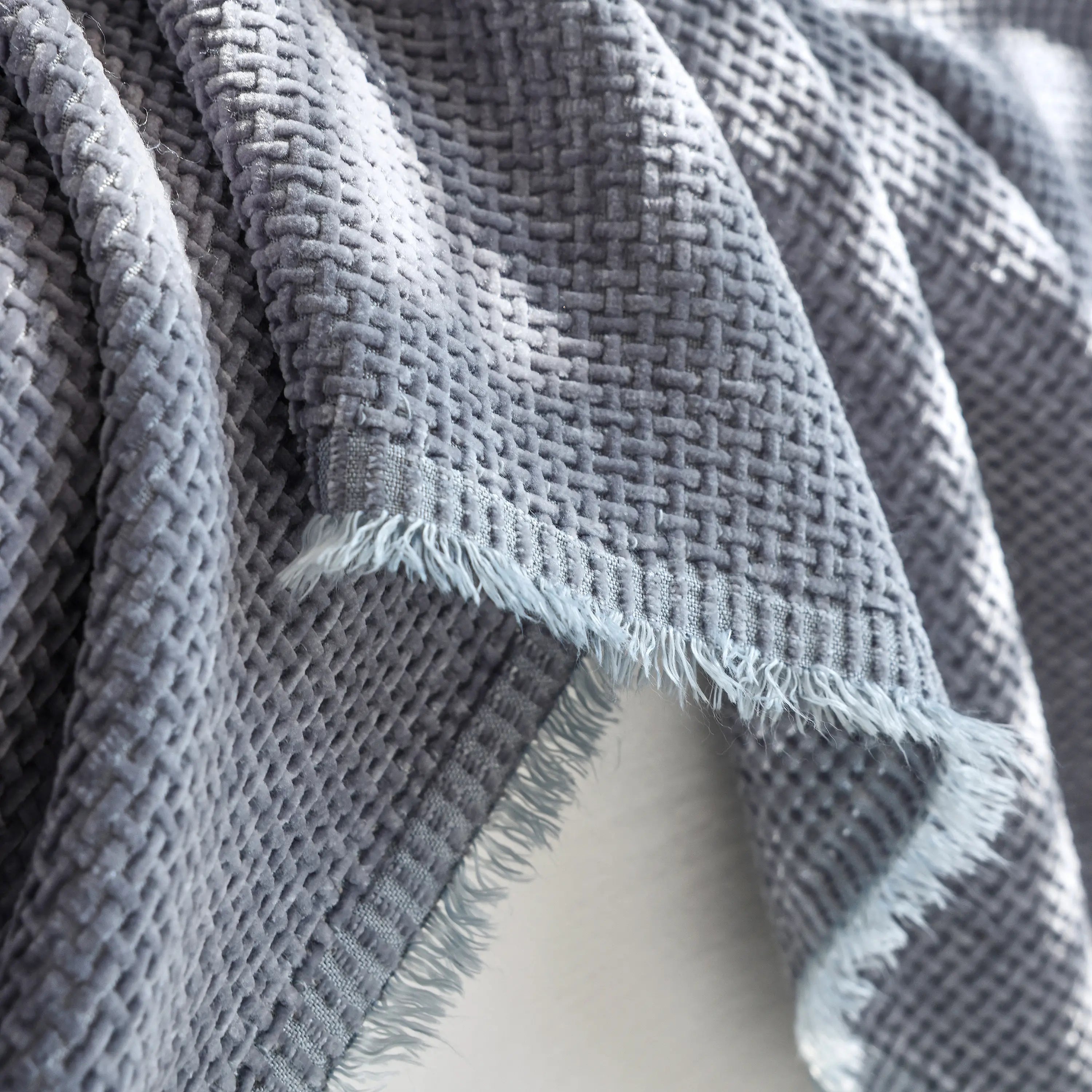 Chenille Thickened Solid Couch Blanket Throws, Reversible Couch Covers For Sectional Couches
