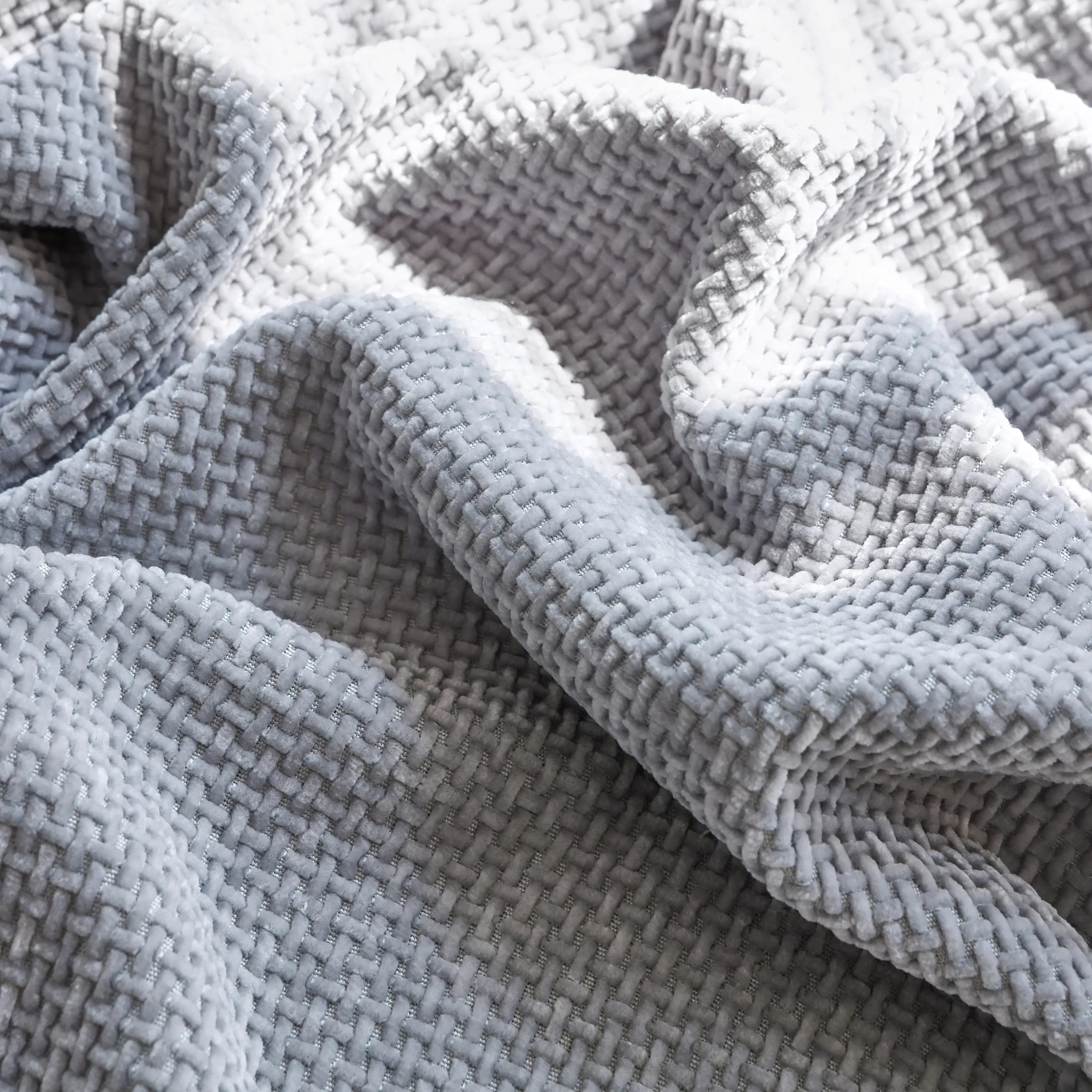 Chenille Thickened Solid Couch Blanket Throws, Reversible Couch Covers For Sectional Couches