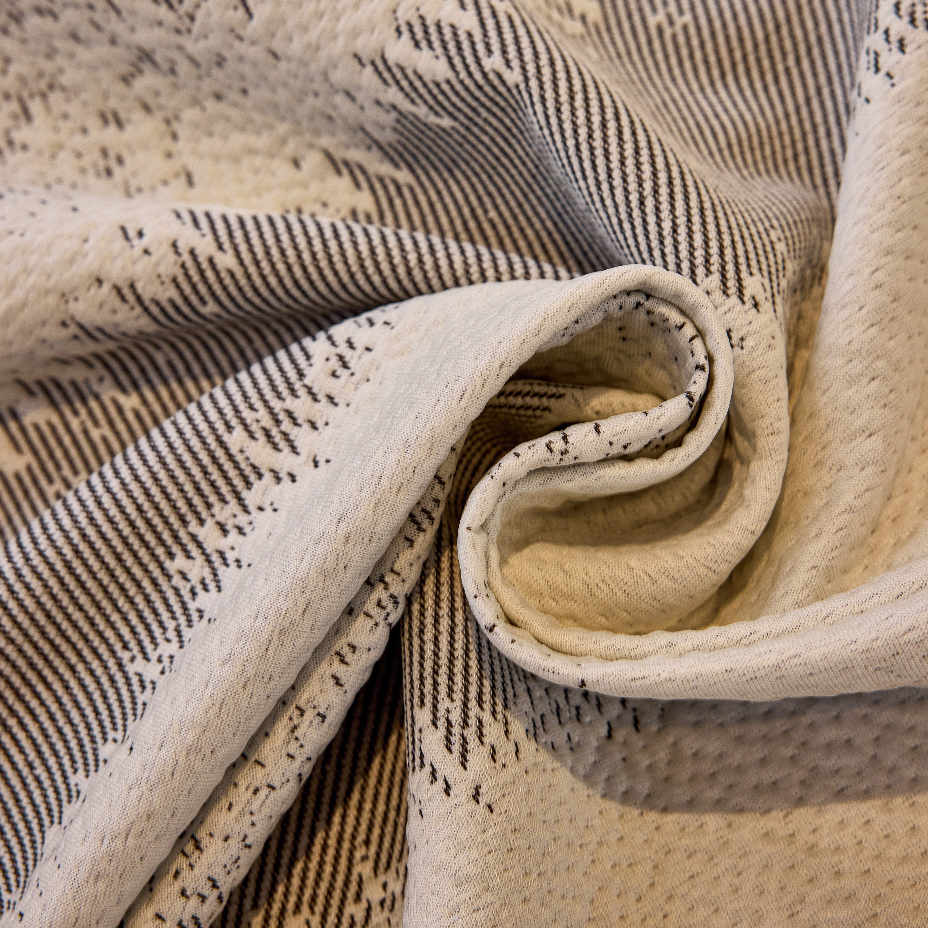 Modern Striped Sofa Throw Blanket, Lightweight Couch Cover For Summer Seating