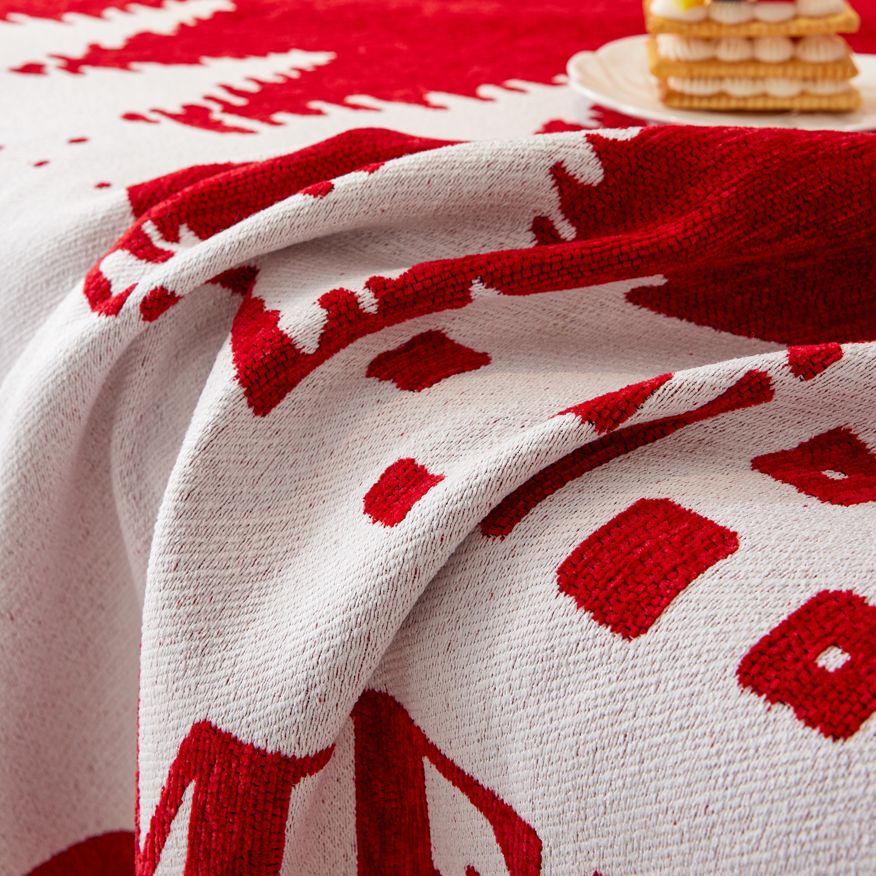 Cozy Chenille Couch Cover Blanket, Non Slip Sofa Cover, Furniture Covers For Pets