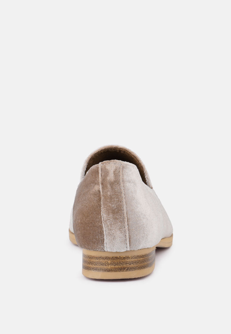 Luxe-lap Velvet Handcrafted Loafers