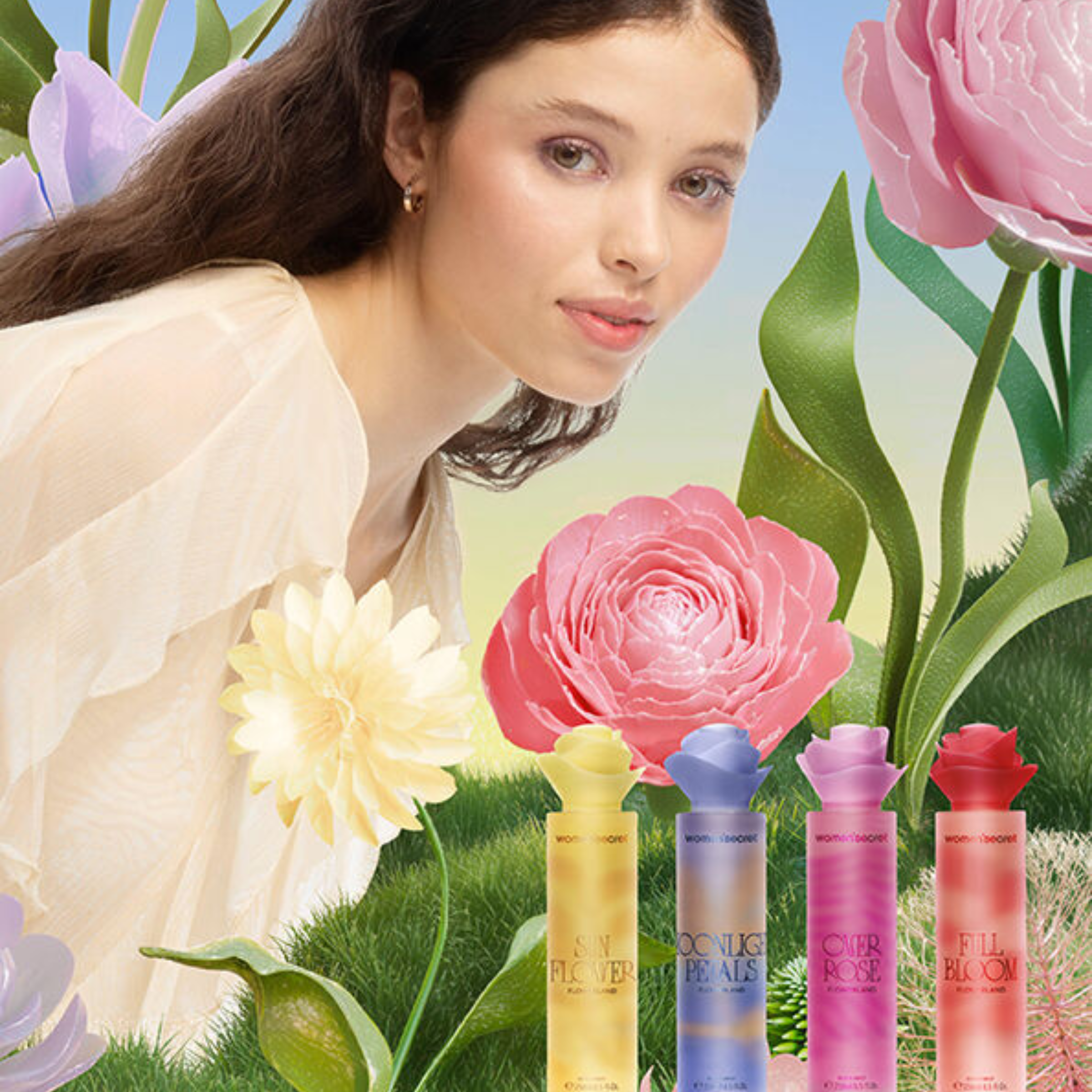 Women's Secret Flowerland Moonlight Petals Body Mist 8.5 oz