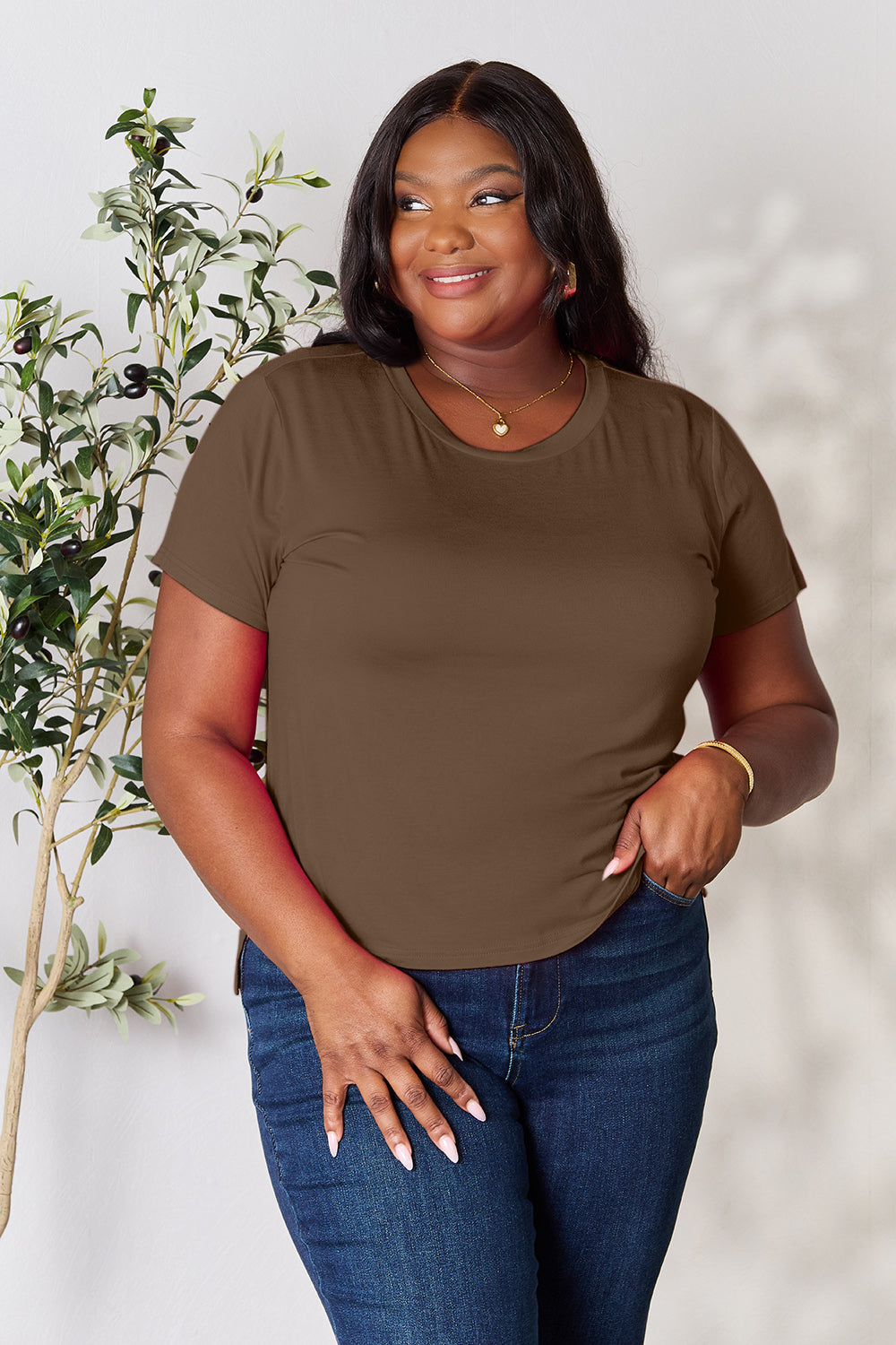 Basic Bae Full Size Round Neck Short Sleeve T-shirt