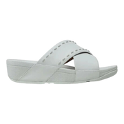 FitFlop Lulu Cross Women Sandals Seafoam Blue Leather