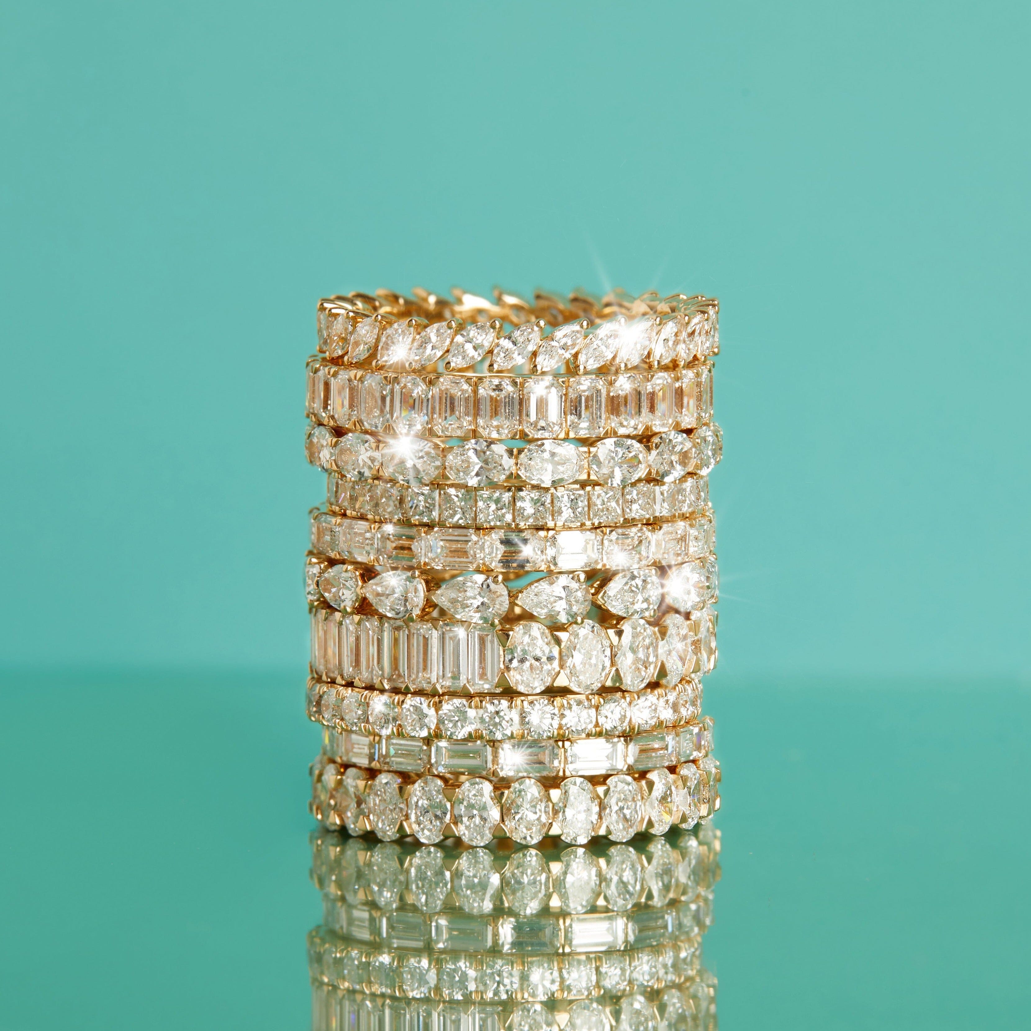 Two-in-One Lab Grown Diamond Eternity Ring