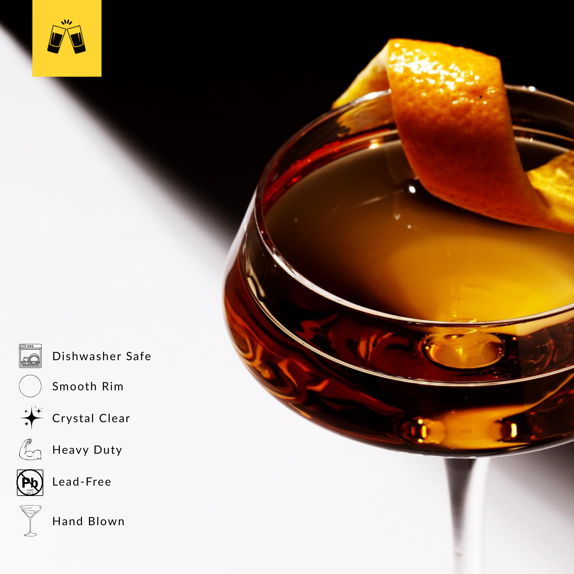 Nick And Nora Glass 6oz - (Set of 2, 4, or 6)