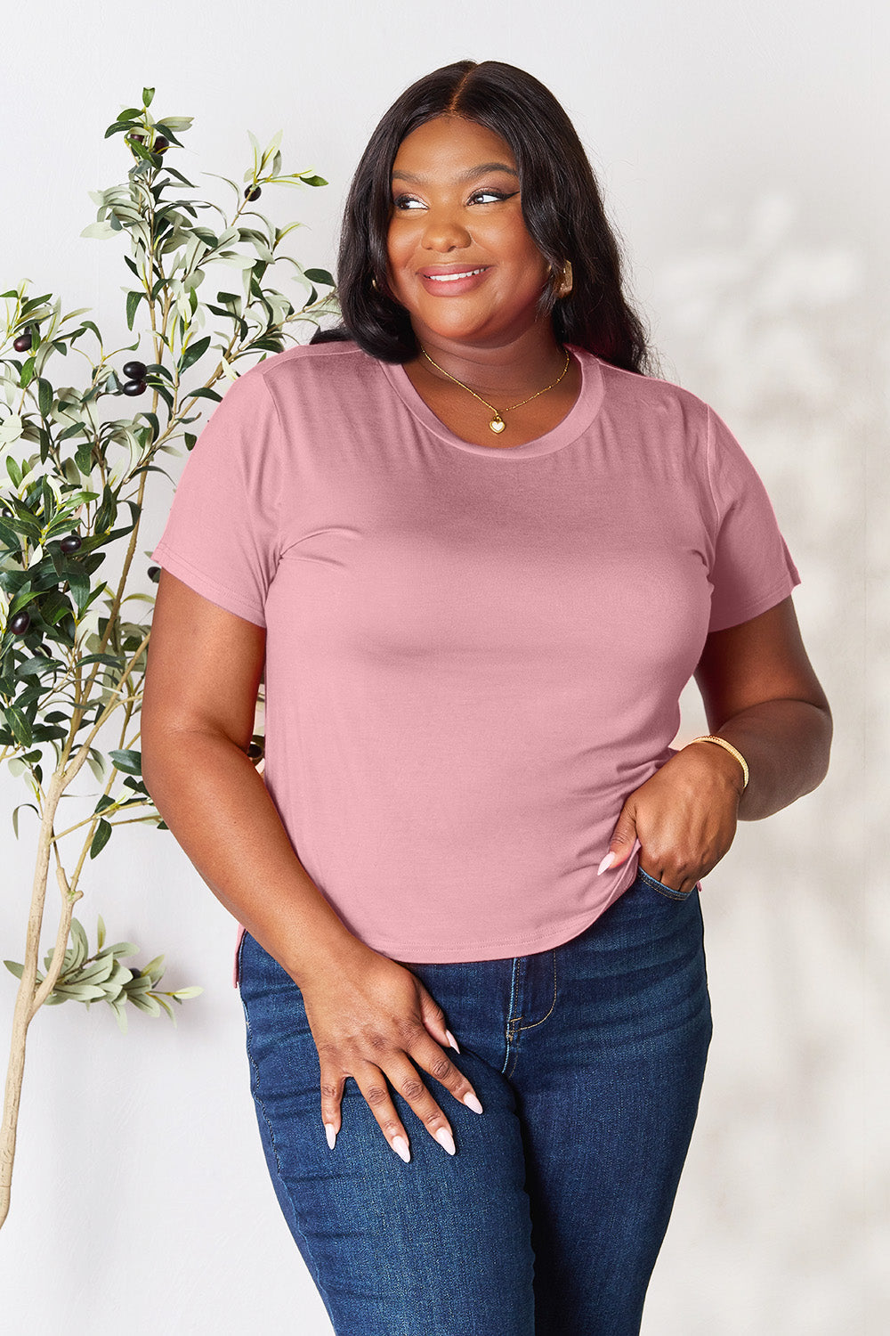Basic Bae Full Size Round Neck Short Sleeve T-shirt