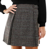 Kingston Junior's Off The Shoulder Ribbed Knit Sweater & Skirt Set Black Size Large