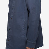 Calvin Klein Men's Relaxed Fit Box Logo Shirt Blue Size XX-Large