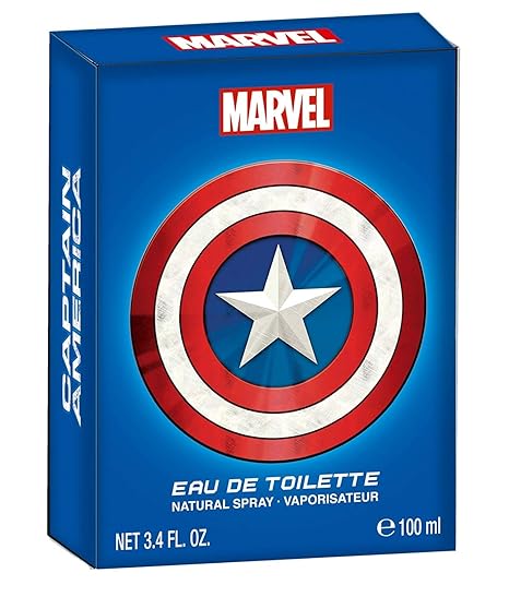Marvel Captain America Edt 3.4 Oz