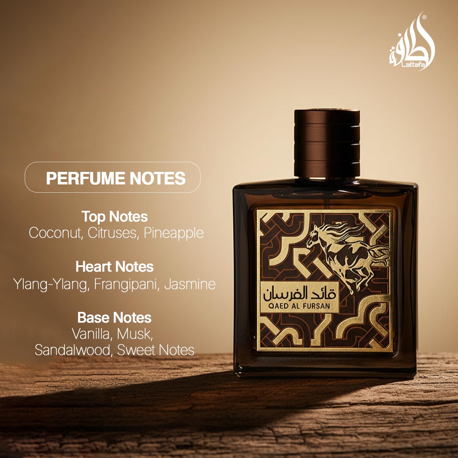 Lattafa Qaed Al Fursan Unlimited Eau De Parfum, 90 Ml / 3.04 Oz, Tropical Fragrance For Men & Women
