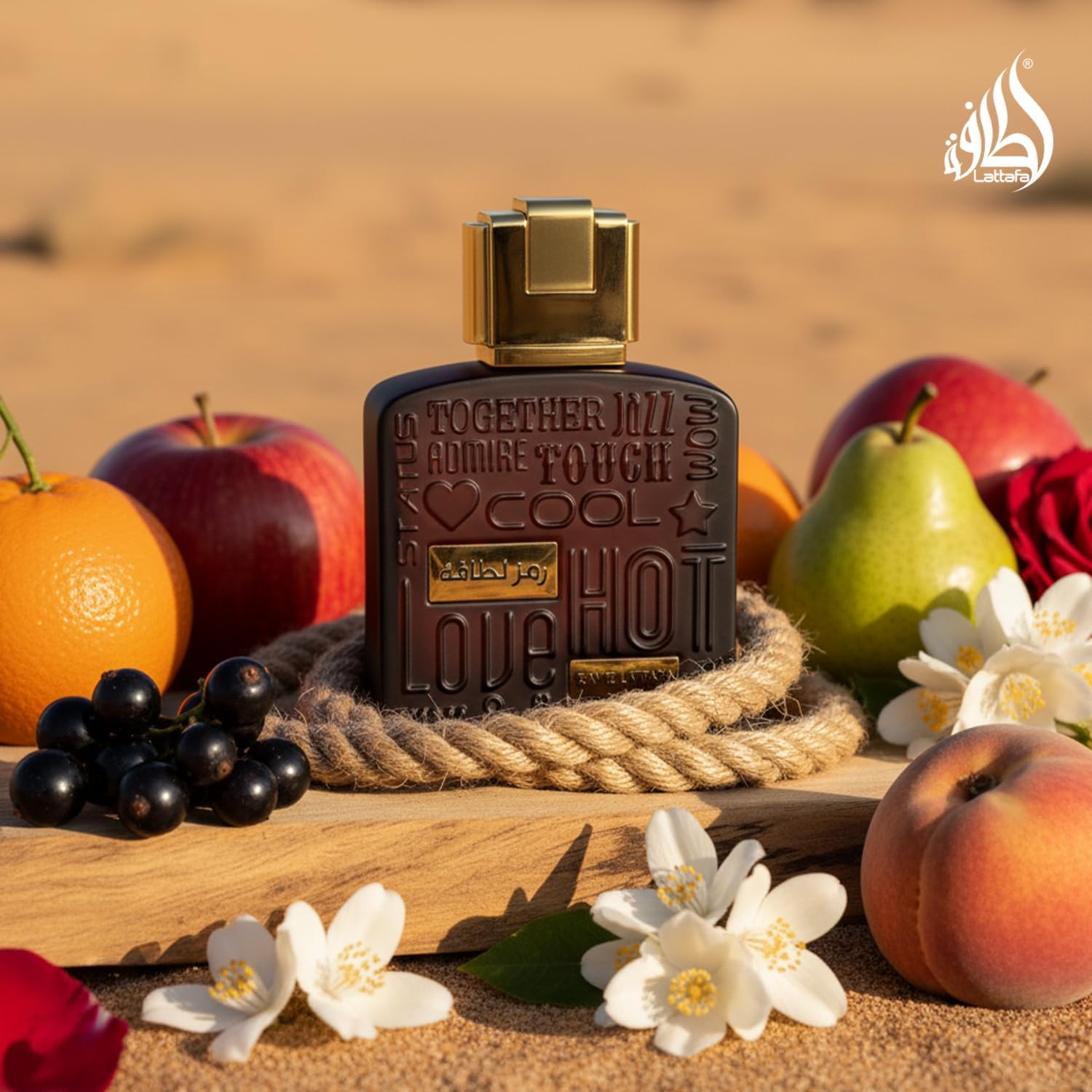 Lattafa Ramz Gold Eau De Parfum, 100 Ml / 3.4 Oz, Oriental Fruity Woody Fragrance For Men & Women