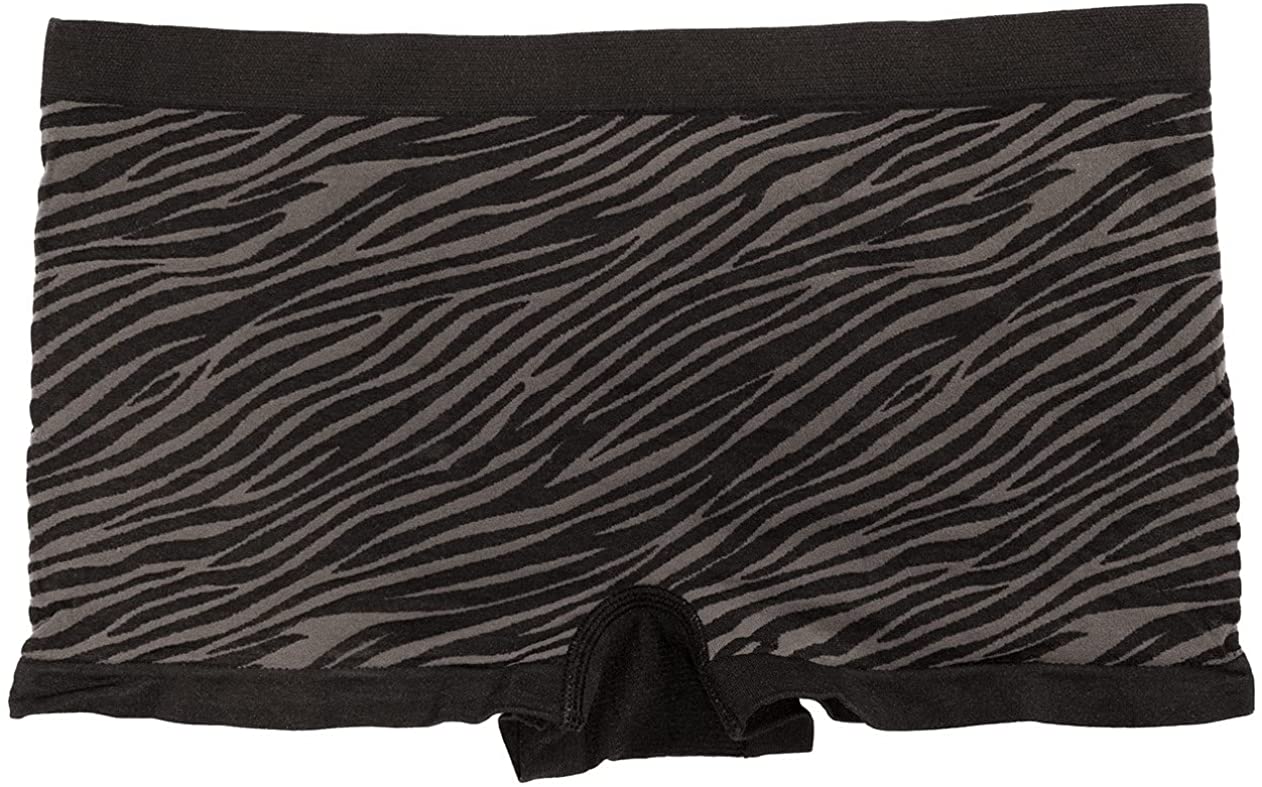 Zebra Print Seamless Tag Free Boyshort
