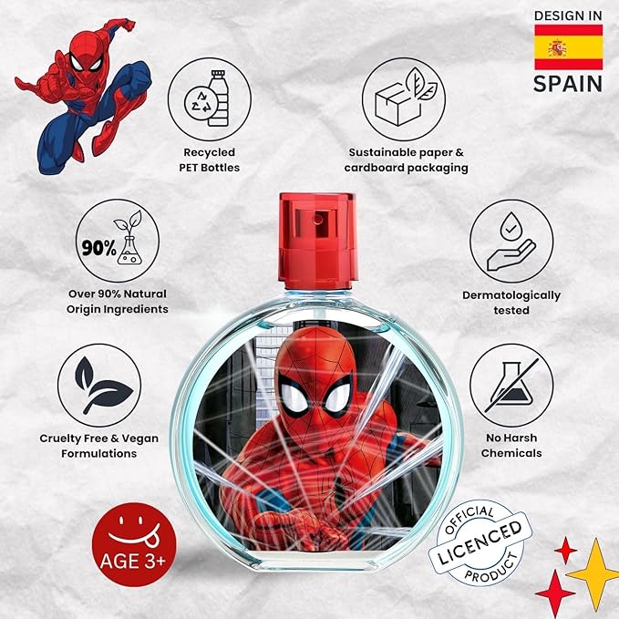 Marvel Spider-man Edt For Kids 3.4 Oz
