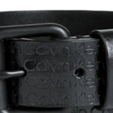 Calvin Klein Men's Embossed Logo Belt Black Size 38
