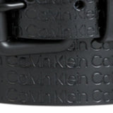 Calvin Klein Men's Embossed Logo Belt Black Size 38