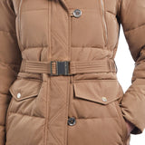 Michael Michael Kors Women's Black Faux Fur Collar Hooded Down Puffer Coat Size M