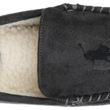 Ralph Lauren Men's Declan Moccasin Slippers Gray Size 12M