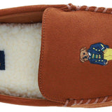 Ralph Lauren Men's Declan Bear Moccasin Slippers Brown Size 9 M