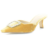 Sam Edelman Brit Jewel Mule Size 8 in Saffron