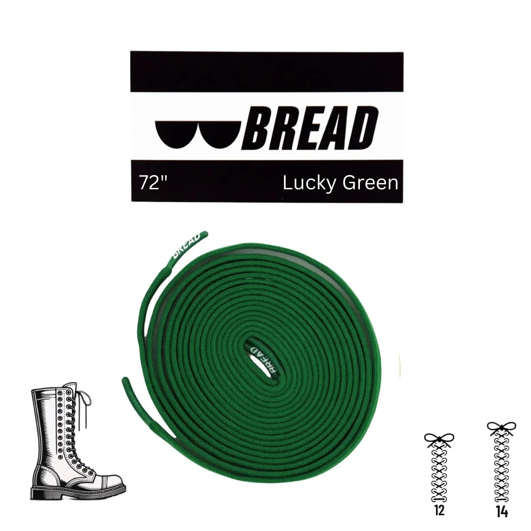 Lucky Green Elastic Shoelaces