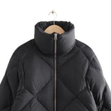 & Other Stories Down Puffer Jacket in Black , Size Medium