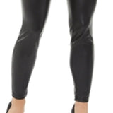 INC International Concepts Women's Faux Leather Skinny Pants Black Size 0