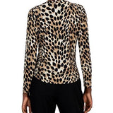 INC International Concepts Women's Print Zip Pocket Top Black Size X-Large
