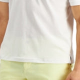 Club Room Men's Solid Jersey Polo with Pocket White Size Medium
