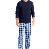 Club Room Men's Pajama Set Blue Size Medium