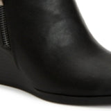 Style & Co Women's Wynonaa Faux Leather Heel Booties Black Size 9.5M