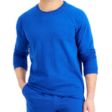 Alfani Men's Moisture Wicking Pajama Sweatshirt Blue Size X-Large