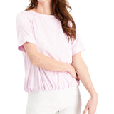 Alfani Women's Satin Front Top Purple Size X-Large