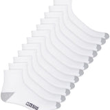 Club Room Men's 12 Pack Solid Ankle Socks White Size Regular